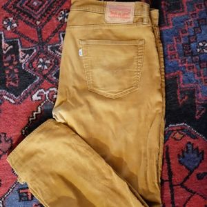 Levis 511 Tan Corduroy Pants